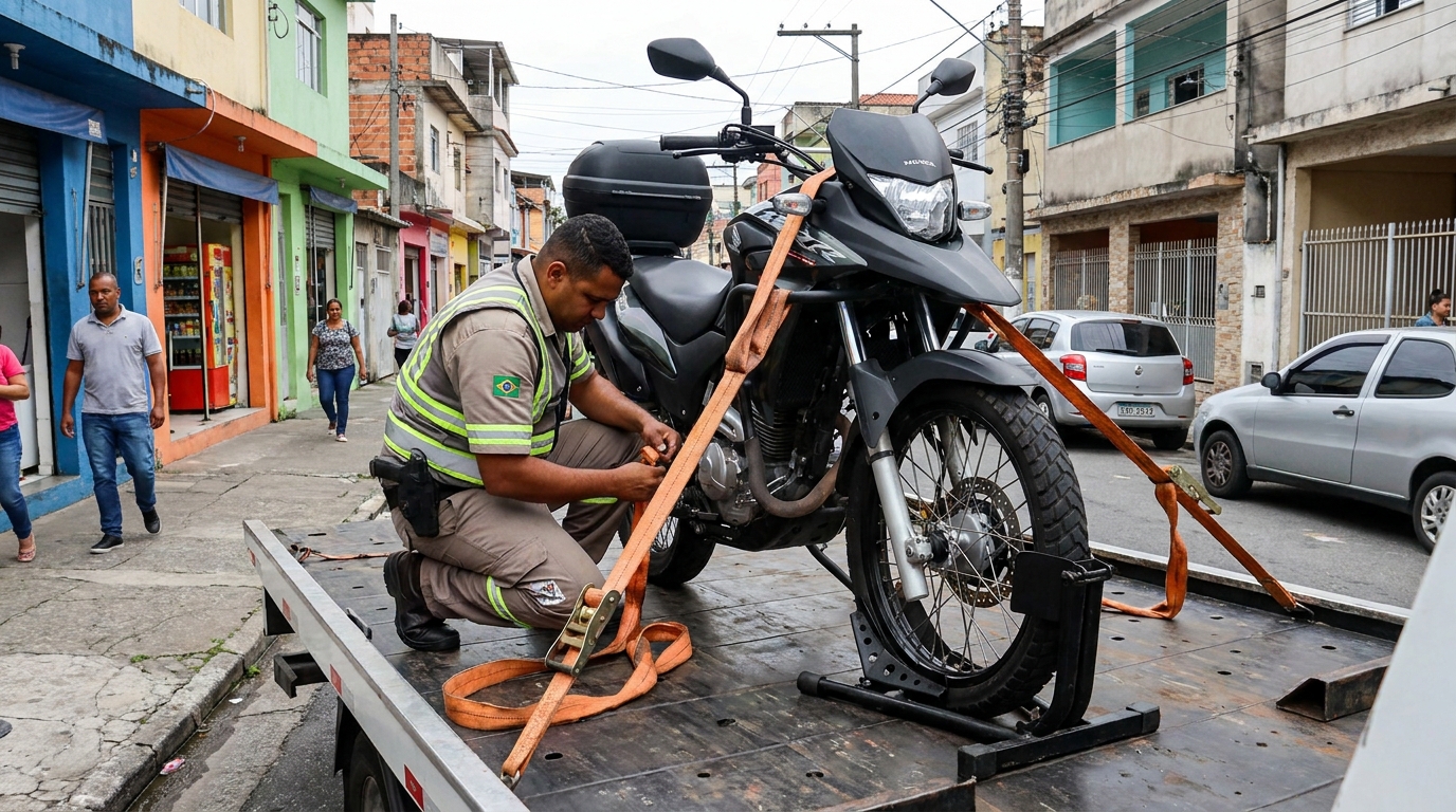 Transporte de Motocicleta em Montes Claros‑MG
